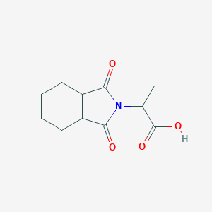 molecular formula C11H15NO4 B430485 2-(1,3-dioxooctahydro-2H-isoindol-2-yl)propanoic acid 