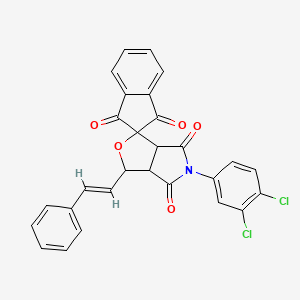 molecular formula C28H17Cl2NO5 B4304884 C28H17Cl2NO5 