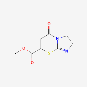 molecular formula C8H8N2O3S B4304978 Methyl 5-oxo-2,3-dihydro-5H-imidazo[2,1-b][1,3]thiazine-7-carboxylate 