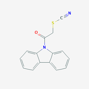 (2-Carbazol-9-yl-2-oxoethyl) thiocyanate