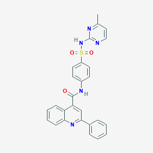 N-(4-{[(4-methyl-2-pyrimidinyl)amino]sulfonyl}phenyl)-2-phenyl-4-quinolinecarboxamide