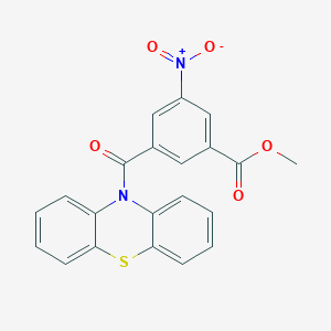 methyl 3-nitro-5-(10H-phenothiazin-10-ylcarbonyl)benzoate