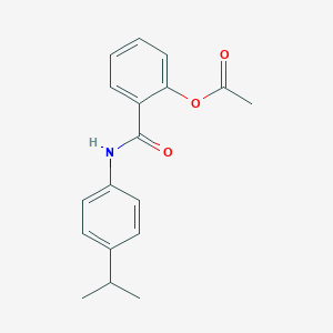 2-[(4-Isopropylanilino)carbonyl]phenyl acetate