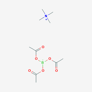 molecular formula C10H21BNO6 B043063 Tetramethylammonium triacetoxyborohydride CAS No. 109704-53-2