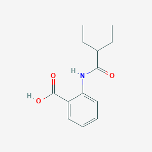 2-[(2-Ethylbutanoyl)amino]benzoic acid