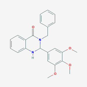 3-benzyl-2-(3,4,5-trimethoxyphenyl)-2,3-dihydroquinazolin-4(1H)-one