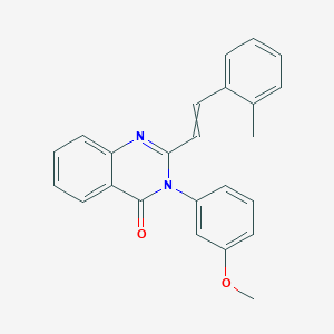 3-(3-methoxyphenyl)-2-[2-(2-methylphenyl)vinyl]quinazolin-4(3H)-one