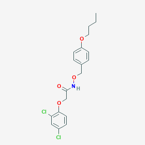 N-[(4-butoxybenzyl)oxy]-2-(2,4-dichlorophenoxy)acetamide
