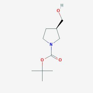 molecular formula C10H19NO3 B043092 (R)-tert-butyl 3-(hydroxymethyl)pyrrolidine-1-carboxylate CAS No. 138108-72-2
