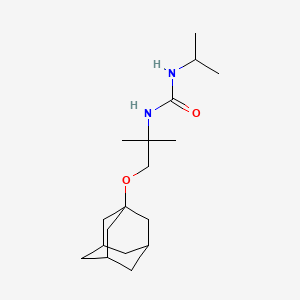 molecular formula C18H32N2O2 B4309357 N-[2-(1-adamantyloxy)-1,1-dimethylethyl]-N'-isopropylurea 