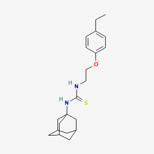 molecular formula C21H30N2OS B4309958 N-(1-ADAMANTYL)-N'-[2-(4-ETHYLPHENOXY)ETHYL]THIOUREA 