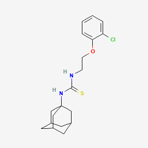 molecular formula C19H25ClN2OS B4309963 N-(1-ADAMANTYL)-N'-[2-(2-CHLOROPHENOXY)ETHYL]THIOUREA 