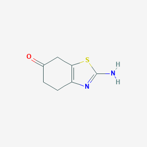 molecular formula C7H8N2OS B043109 2-Amino-4,5-dihydrobenzo[D]thiazol-6(7H)-one CAS No. 113030-24-3