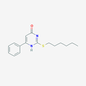 2-hexylsulfanyl-6-phenyl-1H-pyrimidin-4-one