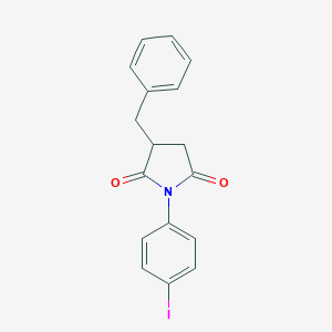 3-Benzyl-1-(4-iodophenyl)pyrrolidine-2,5-dione