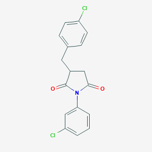 3-(4-Chlorobenzyl)-1-(3-chlorophenyl)-2,5-pyrrolidinedione