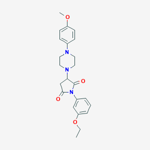 1-(3-Ethoxyphenyl)-3-[4-(4-methoxyphenyl)piperazin-1-yl]pyrrolidine-2,5-dione