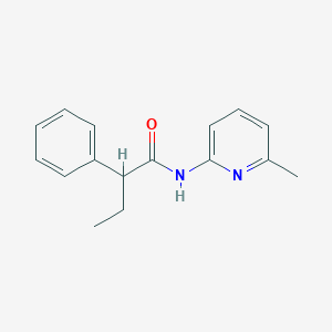 molecular formula C16H18N2O B431192 N-(6-methylpyridin-2-yl)-2-phenylbutanamide 