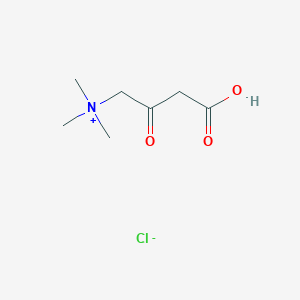 molecular formula C7H14ClNO3 B043121 (3-Carboxy-2-oxopropyl)trimethylammonium chloride CAS No. 94291-69-7