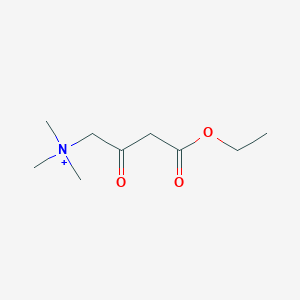 molecular formula C9H18NO3+ B043122 (4-Ethoxy-2,4-dioxobutyl)-trimethylazanium CAS No. 10485-47-9
