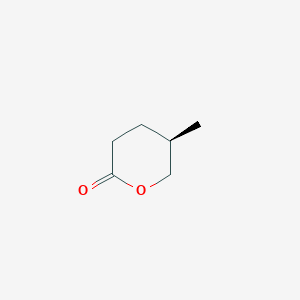 molecular formula C6H10O2 B043151 (5R)-Tetrahydro-5-methyl-2H-pyran-2-one CAS No. 2857-75-2