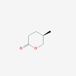 molecular formula C6H10O2 B043151 (5R)-5-Methyltetrahydro-2H-pyran-2-one CAS No. 2857-75-2