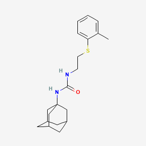 molecular formula C20H28N2OS B4315573 N-(1-ADAMANTYL)-N'-{2-[(2-METHYLPHENYL)SULFANYL]ETHYL}UREA 