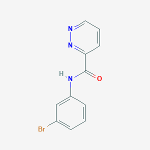 molecular formula C11H8BrN3O B4317864 N-(3-bromophenyl)pyridazine-3-carboxamide 