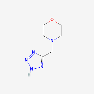 molecular formula C6H11N5O B4318457 4-(1H-tetrazol-5-ylmethyl)morpholine 