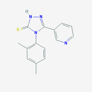 molecular formula C15H14N4S B431889 4-(2,4-dimethylphenyl)-5-(pyridin-3-yl)-4H-1,2,4-triazole-3-thiol CAS No. 519152-01-3