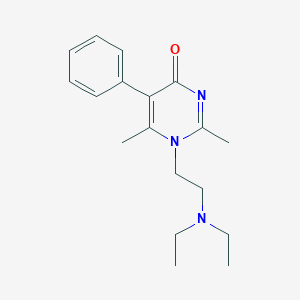 1-[2-(diethylamino)ethyl]-2,6-dimethyl-5-phenyl-4(1H)-pyrimidinone