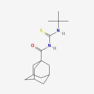 molecular formula C16H26N2OS B4319880 N-(1-ADAMANTYLCARBONYL)-N'-(TERT-BUTYL)THIOUREA 