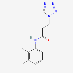 molecular formula C12H15N5O B4319988 N-(2,3-dimethylphenyl)-3-(1H-tetrazol-1-yl)propanamide 