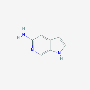 molecular formula C7H7N3 B043202 1H-Pyrrolo[2,3-c]pyridin-5-amine CAS No. 174610-12-9