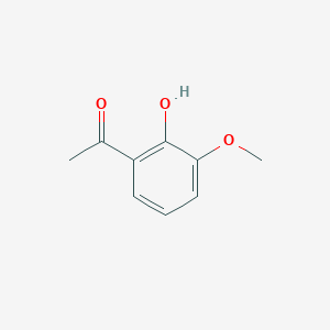molecular formula C9H10O3 B043215 1-(2-Hydroxy-3-methoxyphenyl)ethanone CAS No. 703-98-0