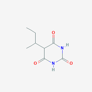 molecular formula C8H12N2O3 B043217 5-Sec-butylbarbituric acid CAS No. 14077-79-3