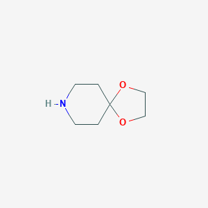 molecular formula C7H13NO2 B043230 1,4-Dioxa-8-azaspiro[4.5]decane CAS No. 177-11-7