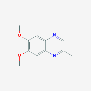 molecular formula C11H12N2O2 B043257 6,7-二甲氧基-2-甲基喹喔啉 CAS No. 143159-04-0