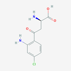 molecular formula C10H11ClN2O3 B043258 (R)-4-Chlorokynurenine CAS No. 175777-22-7