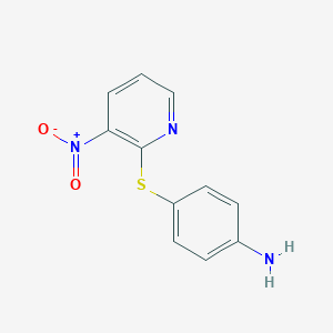{4-[(3-Nitropyridin-2-yl)thio]phenyl}amine