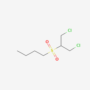 molecular formula C7H14Cl2O2S B4326565 BUTYL [2-CHLORO-1-(CHLOROMETHYL)ETHYL] SULFONE 