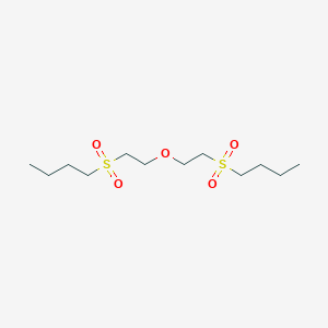 molecular formula C12H26O5S2 B4326573 BUTYL {2-[2-(BUTYLSULFONYL)ETHOXY]ETHYL} SULFONE 