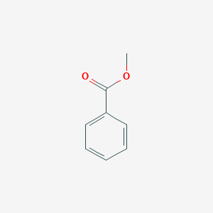 molecular formula C8H8O2<br>C6H5COOCH3<br>C8H8O2 B043278 Methyl benzoate CAS No. 93-58-3