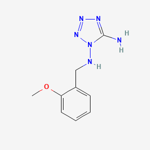 molecular formula C9H12N6O B4327935 N-(5-AMINO-1H-1,2,3,4-TETRAAZOL-1-YL)-N-(2-METHOXYBENZYL)AMINE 