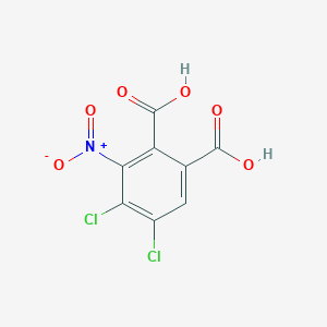 molecular formula C8H3Cl2NO6 B4328985 4,5-Dichloro-3-nitrobenzene-1,2-dicarboxylic acid 