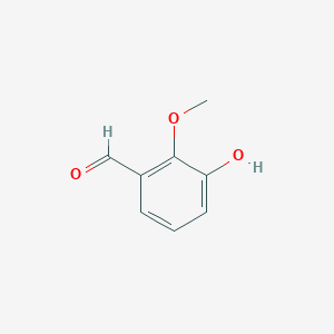 B043290 3-Hydroxy-2-methoxybenzaldehyde CAS No. 66495-88-3