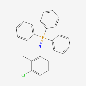 molecular formula C25H21ClNP B4329281 N-(3-CHLORO-2-METHYLPHENYL)-111-TRIPHENYL-LAMBDA5-PHOSPHANIMINE 
