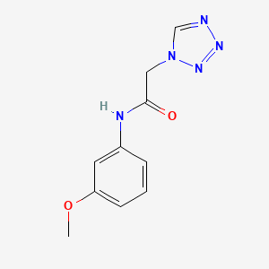 molecular formula C10H11N5O2 B4330005 N-(3-METHOXYPHENYL)-2-(1H-1,2,3,4-TETRAZOL-1-YL)ACETAMIDE 