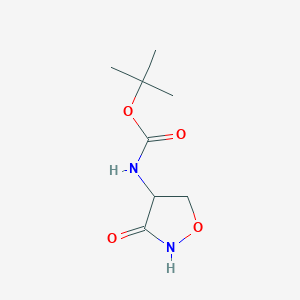 Tert-butyl 3-oxo-4-isoxazolidinylcarbamate