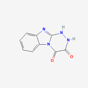 molecular formula C9H6N4O2 B4331213 2,10-dihydro[1,2,4]triazino[4,3-a][1,3]benzimidazole-3,4-dione 